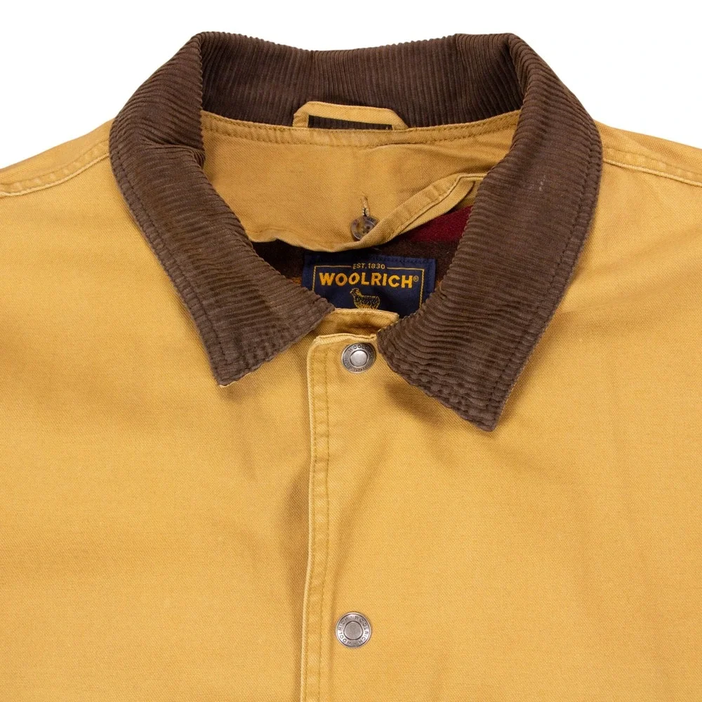 VTG Woolrich Mens L 16308 Saddle Barn Chore Jacket Removable Blanket‎ Lined Tan - Picture 2 of 16